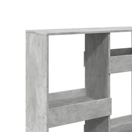Rumsavdelare betonggrå 100x33x135 cm konstruerat trä