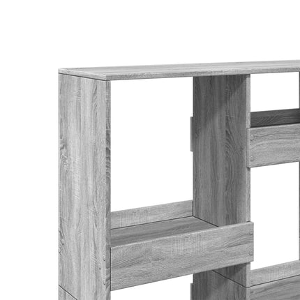 Rumsavdelare grå sonoma 100x33x135 cm konstruerat trä