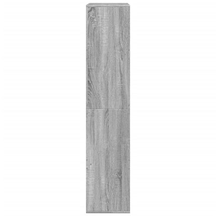 Rumsavdelare grå sonoma 100x33x155,5 cm konstruerat trä
