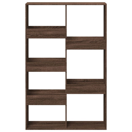 Rumsavdelare brun ek 100x33x155,5 cm konstruerat trä