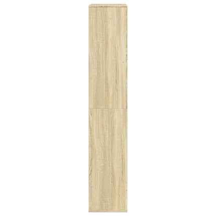 Rumsavdelare sonoma-ek 100x33x175 cm konstruerat trä