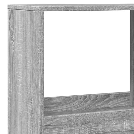 Rumsavdelare grå sonoma 100x33x175 cm konstruerat trä