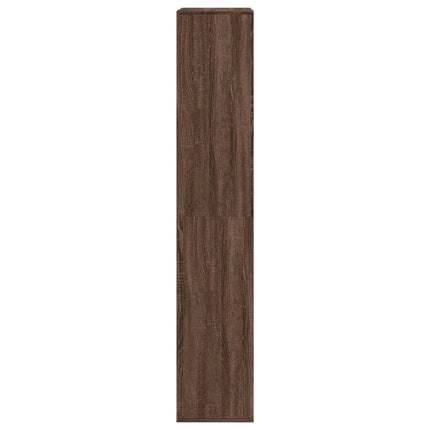 Rumsavdelare brun ek 100x33x175 cm konstruerat trä