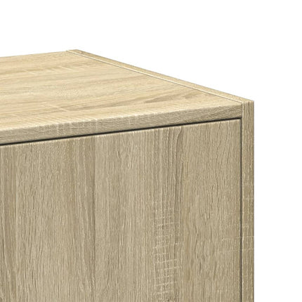 Apoteksskåp sonoma-ek 30x41x174,5 cm konstruerat trä
