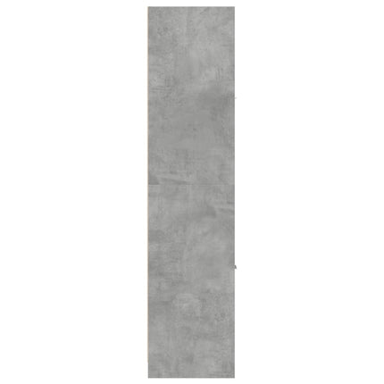 Apoteksskåp betonggrå 30x41x174,5 cm konstruerat trä
