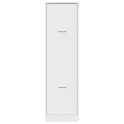 Apoteksskåp vit 40x41x144,5 cm konstruerat trä