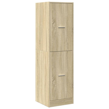 Apoteksskåp sonoma-ek 40x41x144,5 cm konstruerat trä