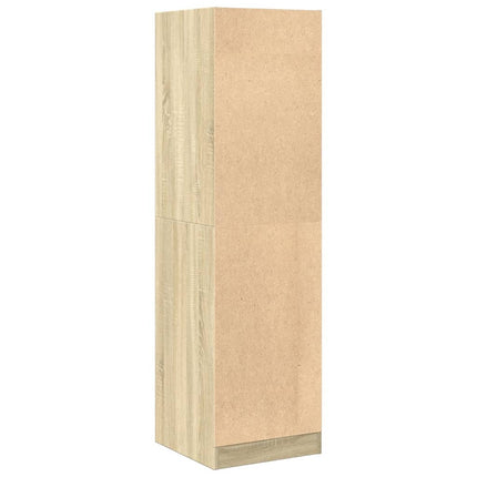 Apoteksskåp sonoma-ek 40x41x144,5 cm konstruerat trä