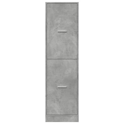 Apoteksskåp betonggrå 40x41x144,5 cm konstruerat trä