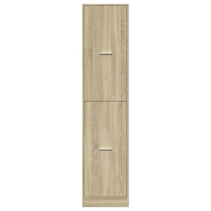 Apoteksskåp sonoma-ek 40x41x174,5 cm konstruerat trä