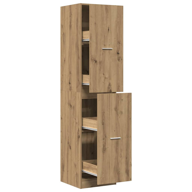 Apoteksskåp ek 40x41x174,5 cm konstruerat trä