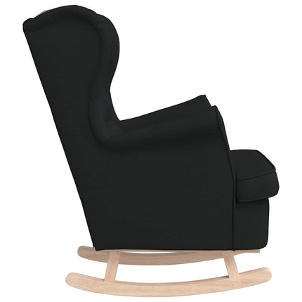 Gungstol svart 74x90x102 cm tyg