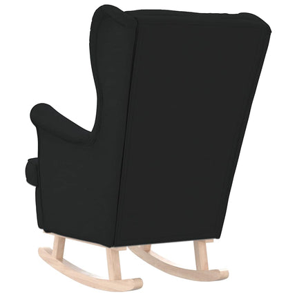 Gungstol svart 74x90x102 cm tyg