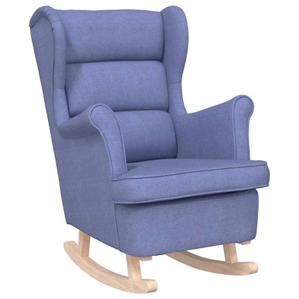 Gungstol Jeans blå 74x90x102 cm tyg