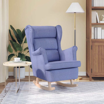 Gungstol Jeans blå 74x90x102 cm tyg
