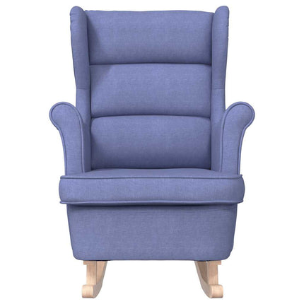 Gungstol Jeans blå 74x90x102 cm tyg