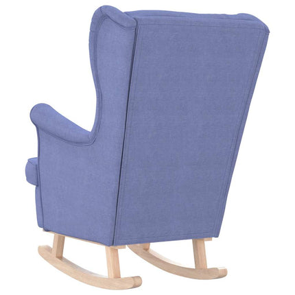 Gungstol Jeans blå 74x90x102 cm tyg