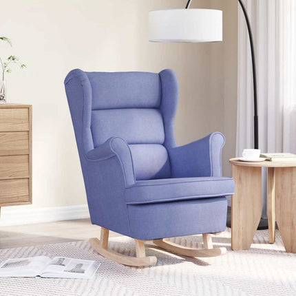 Gungstol Jeans blå 74x90x102 cm tyg