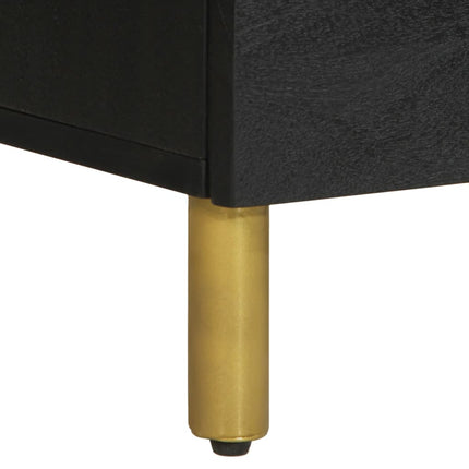 Skänkar 2 St Svart 60X33X75 Cm Konstruerat Trä