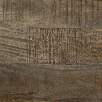 Skänkar 2 St Ljusgrå 60X33,5X75 Cm Mango I Massivt Trä