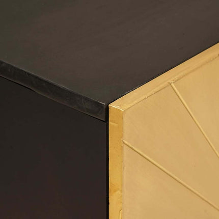 Skänksats 3 st 180 x 33 x 75 cm Massivt mangoträ