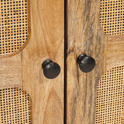 Sideboard 3 pcs Brun 180 x 33 x 75 cm Massivt mangoträ