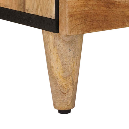 Sideboard 3 pcs Naturfärg 60 x 33,5 x 75 cm Massivt mangoträ
