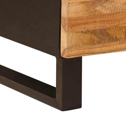 Sideboard 3 pcs Brun 60 x 33 x 75 cm Massivt mangoträ