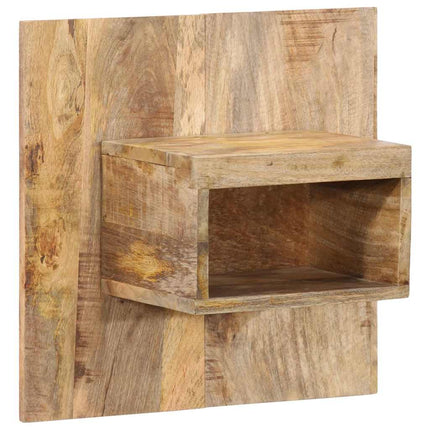 Sängbord 50x27x50 cm massivt grovt mangoträ