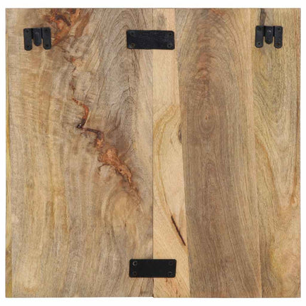 Sängbord 50x27x50 cm massivt grovt mangoträ