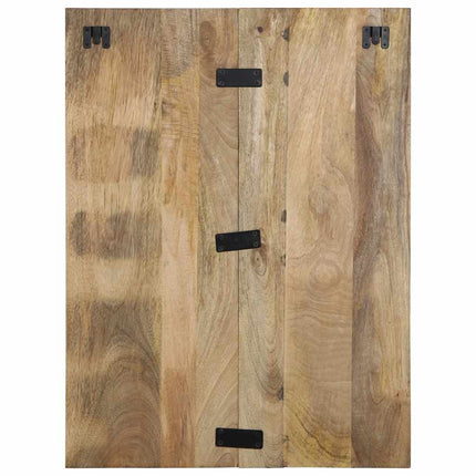 Sängbord 60x32x80 cm massivt grovt mangoträ