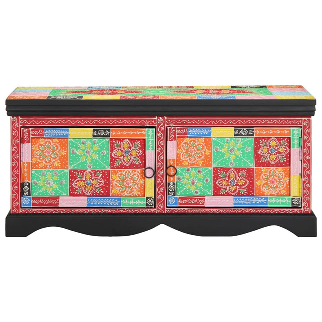 Soffbord Flerfärgat 90X50X40 Cm Massivt Trä Mango