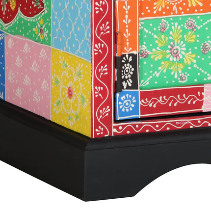 Soffbord Flerfärgat 90X50X40 Cm Massivt Trä Mango