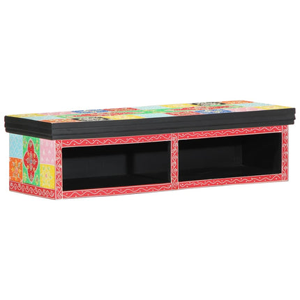 TV-skåp Flerfärgsdesign 80 x 30 x 22 cm Konstruerat trä