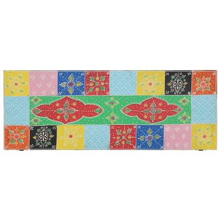 TV-skåp Flerfärgsdesign 80 x 30 x 22 cm Konstruerat trä