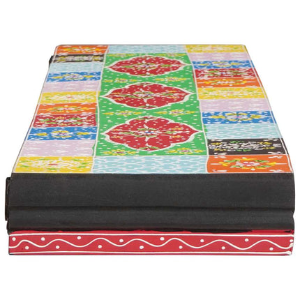 Vägg hyllor Flerfärgsdesign 100 x 20 x 6 cm Massivt mangoträ