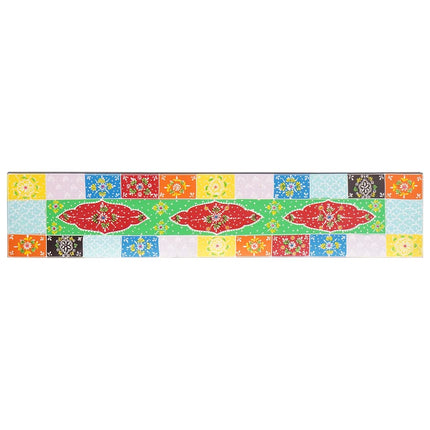 Vägg hyllor Flerfärgsdesign 100 x 20 x 6 cm Massivt mangoträ