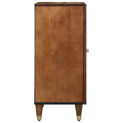 Sideboard 2 pcs honungsbrun 60 x 33 x 75 cm Massivt mangoträ