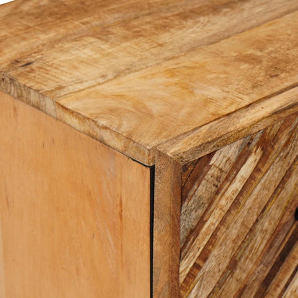 Förvaringsskåp 2 pcs Brun 60 x 33,5 x 75 cm Massivt mangoträ