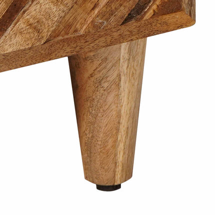 Förvaringsskåp 3 pcs Brun 60 x 33,5 x 75 cm Massivt mangoträ