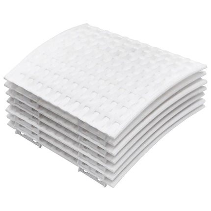Julgranskrage vit Ø56x23 cm plast