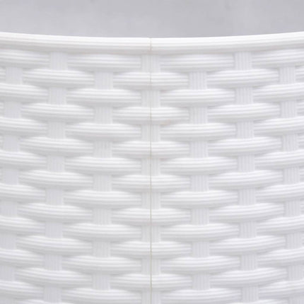 Julgranskrage vit Ø56x23 cm plast