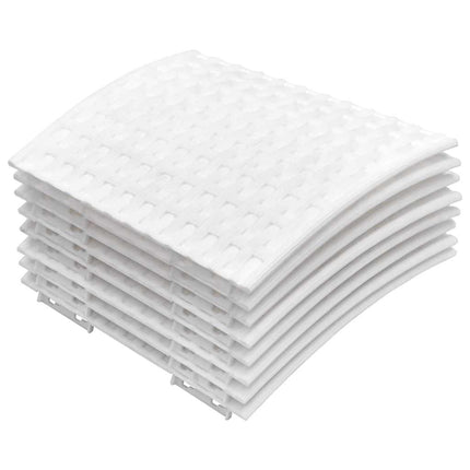 Julgranskrage vit Ø65x23 cm plast