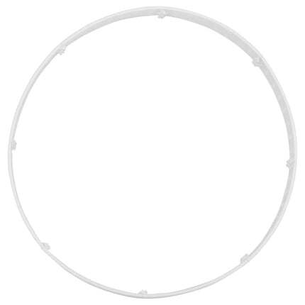 Julgranskrage vit Ø65x23 cm plast