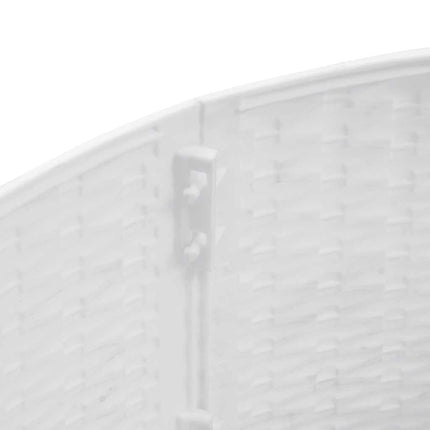 Julgranskrage vit Ø65x23 cm plast