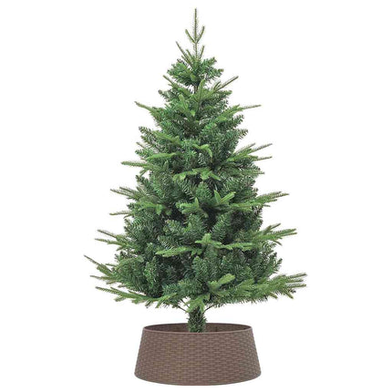 Julgranskrage brun Ø65x23 cm plast
