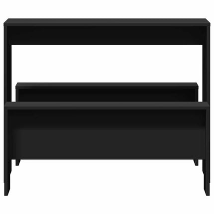 Matbord Med Bänkar 3 Delar Konstruerat Trä