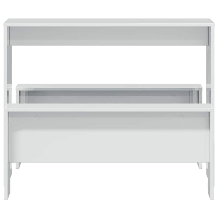 Matbord Med Bänkar 3 Delar Konstruerat Trä