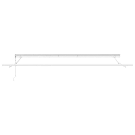 Markis automatiskt infällbar vinröd 450x300 cm