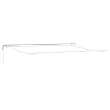 Markis automatiskt infällbar vinröd 500x300 cm